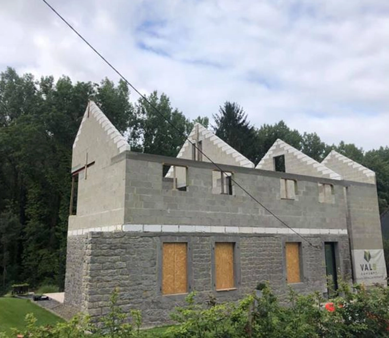 Maison en cours de construction